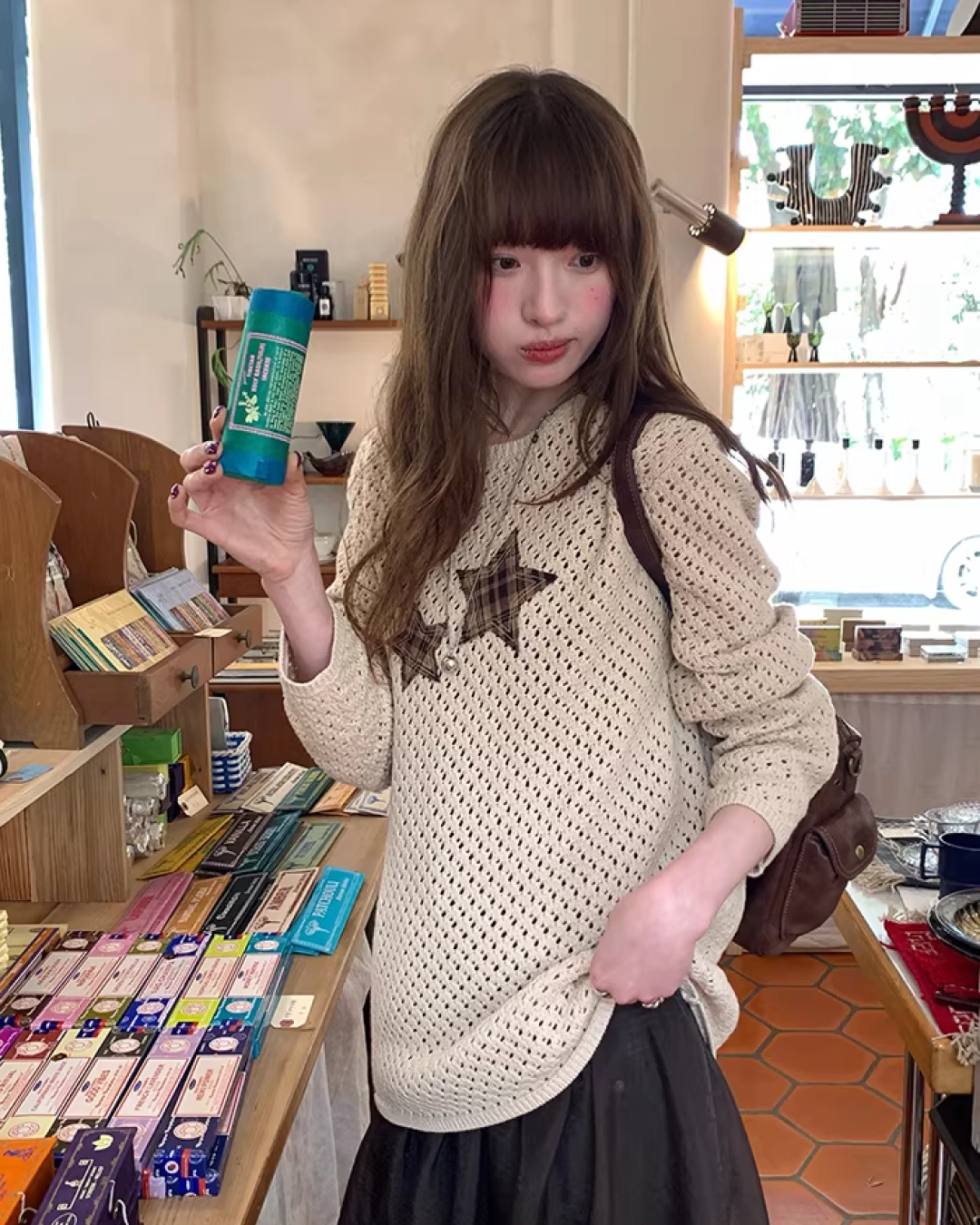 Star Holed Knit  BU0151