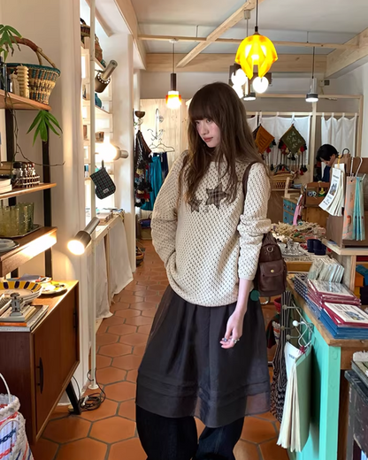 Star Holed Knit  BU0151