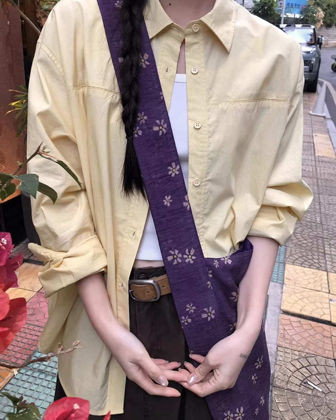 Stripe Color Shirt  BU0154