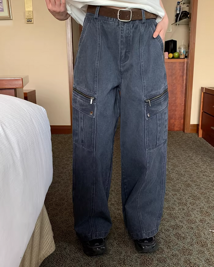 Side Zip Pocket Pants  BU0156