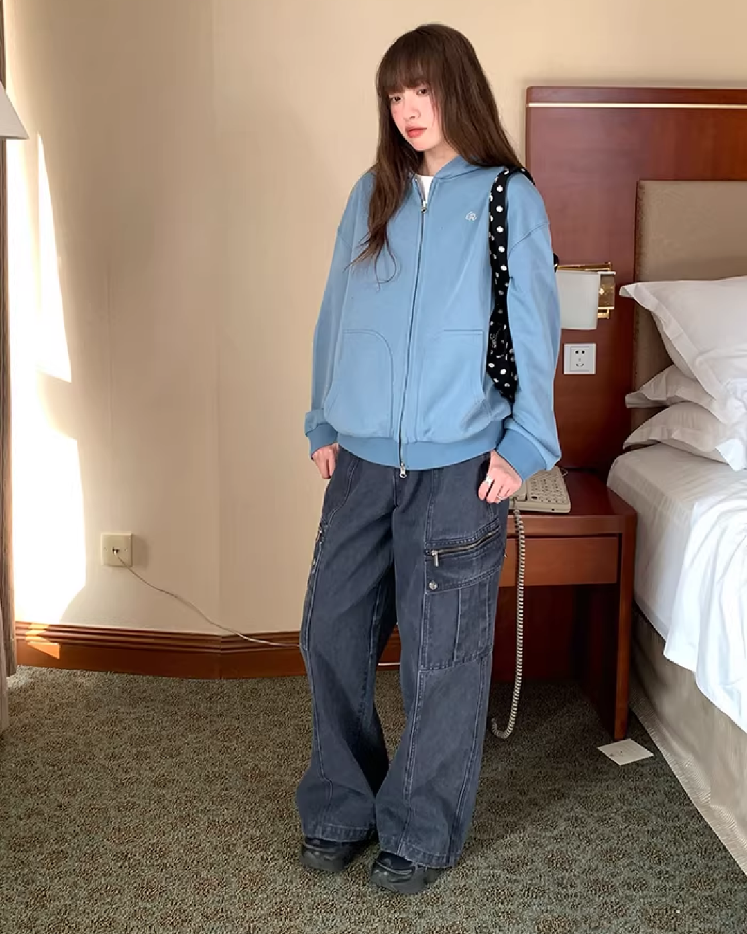 Side Zip Pocket Pants  BU0156