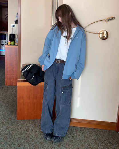 Side Zip Pocket Pants  BU0156