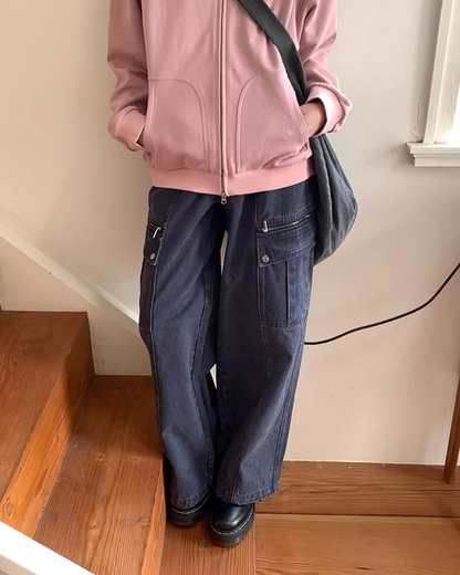 Side Zip Pocket Pants  BU0156