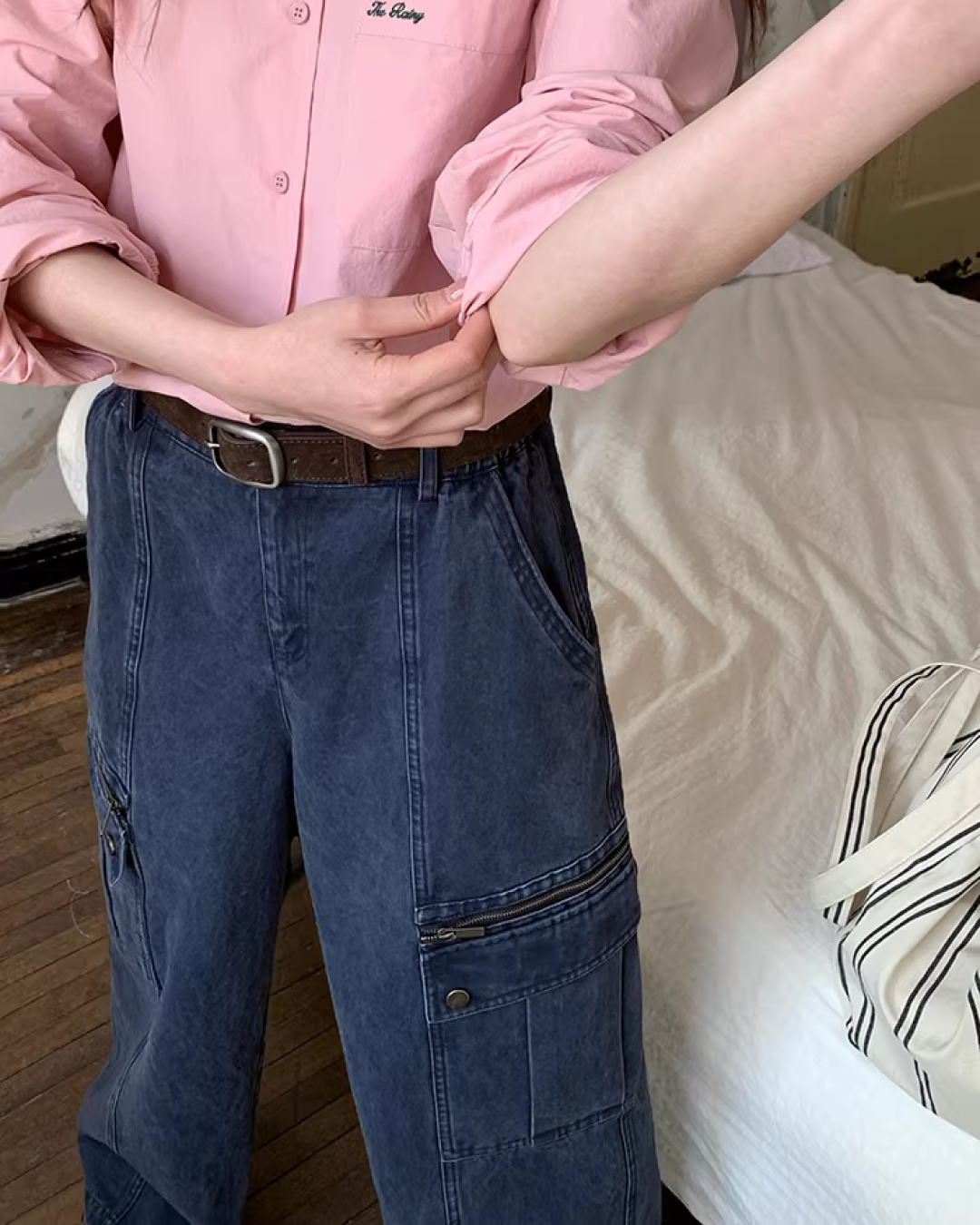 Side Zip Pocket Pants  BU0156