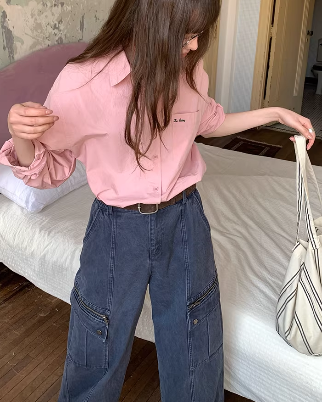 Side Zip Pocket Pants  BU0156