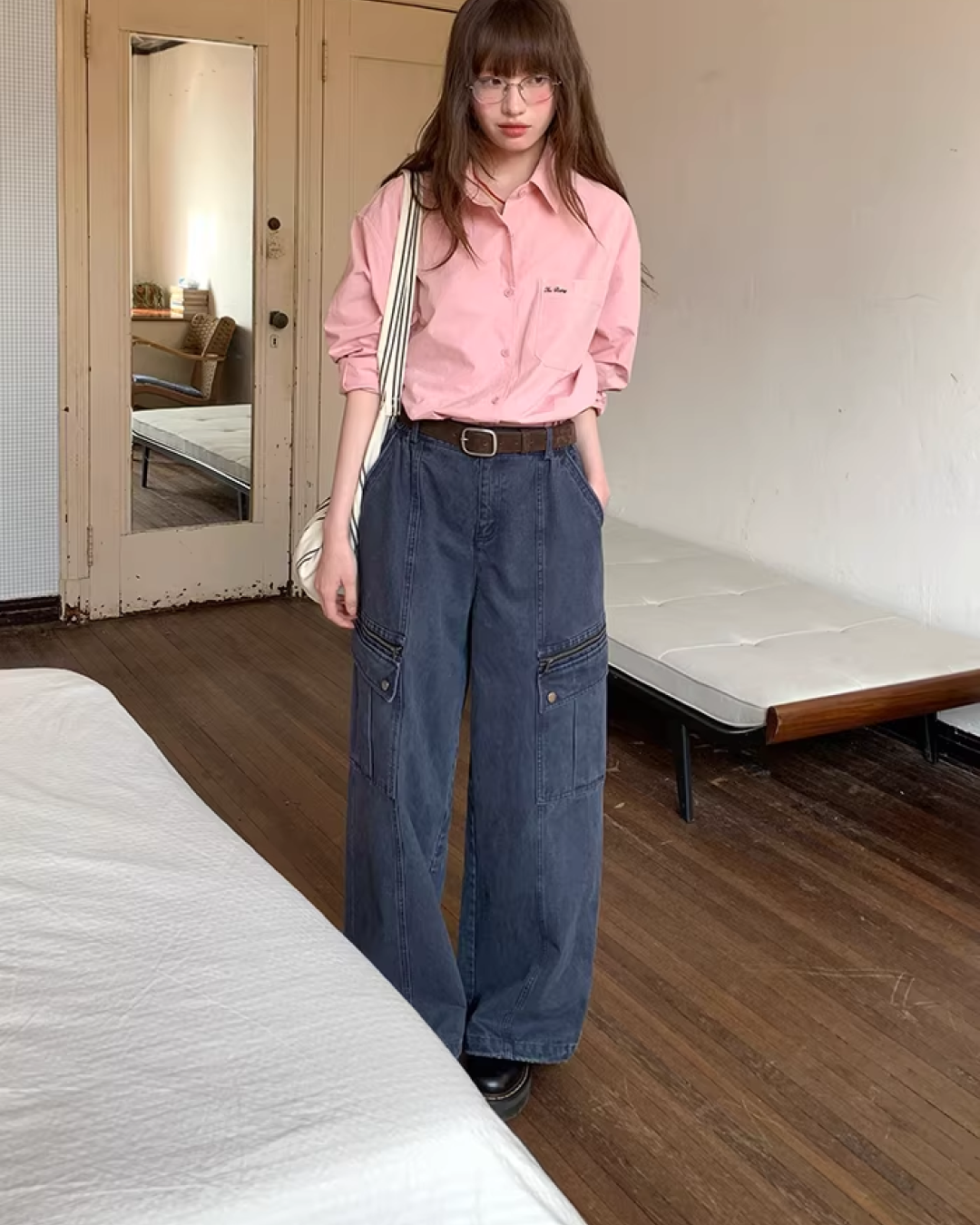 Side Zip Pocket Pants  BU0156