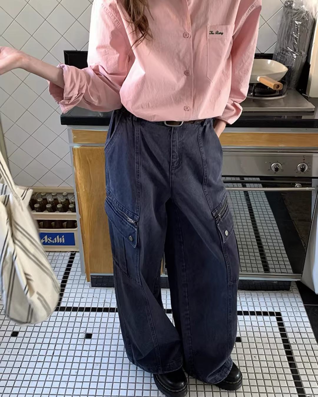 Side Zip Pocket Pants  BU0156