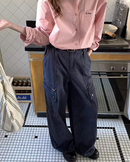 Side Zip Pocket Pants  BU0156