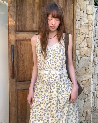 Flower Printed Camisole Dress  BU0160