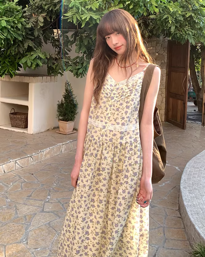 Flower Printed Camisole Dress  BU0160