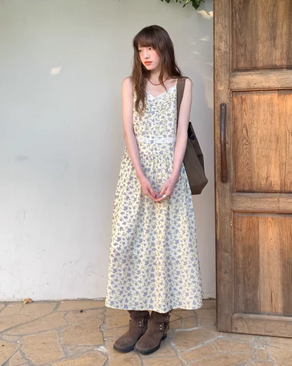 Flower Printed Camisole Dress  BU0160