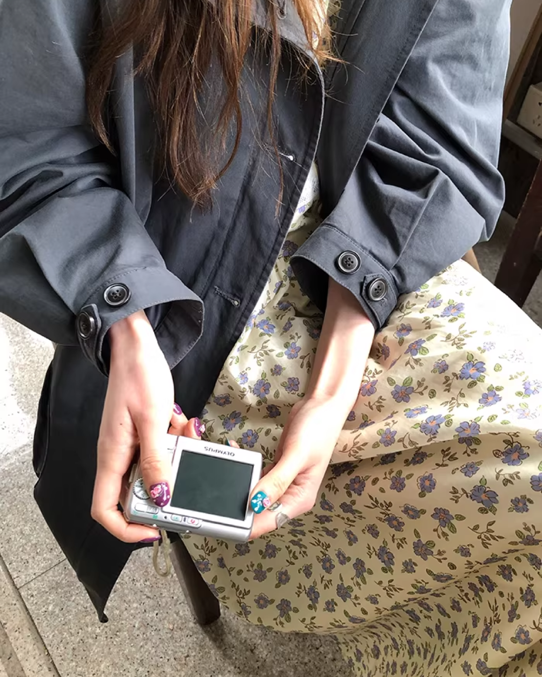 Flower Printed Camisole Dress  BU0160