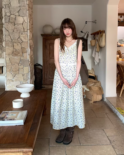 Flower Printed Camisole Dress  BU0160