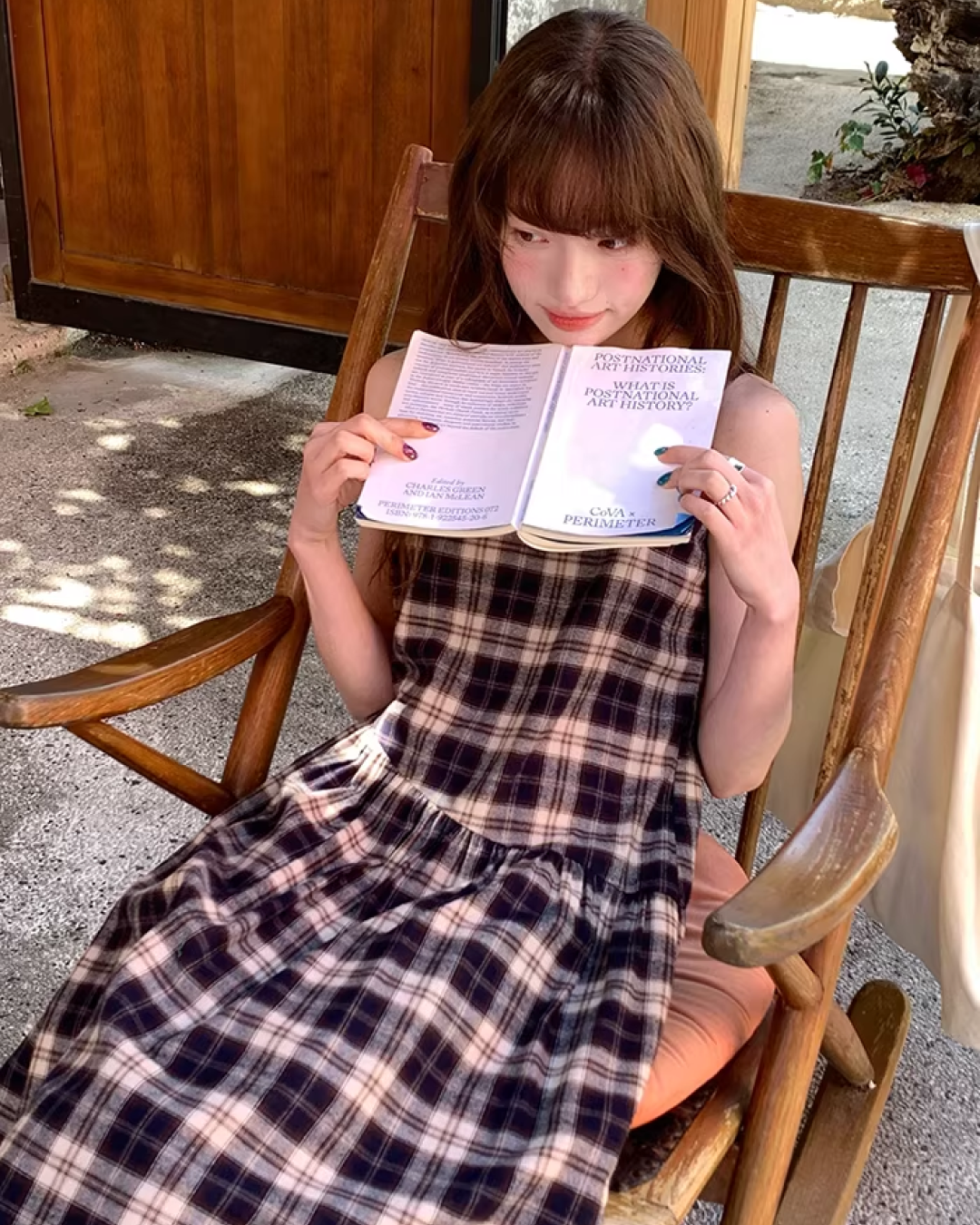 Check Camisole Dress  BU0161