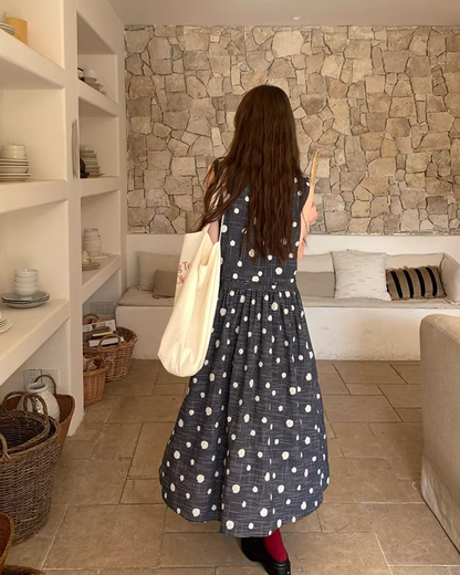 Polka Dot Pattern Dress BU0162