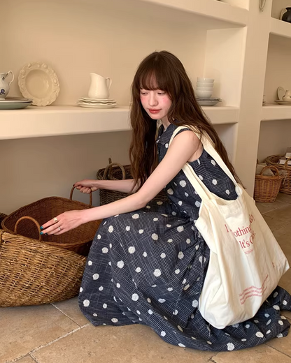 Polka Dot Pattern Dress BU0162