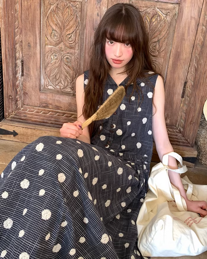 Polka Dot Pattern Dress BU0162