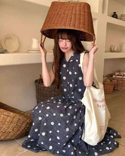 Polka Dot Pattern Dress BU0162