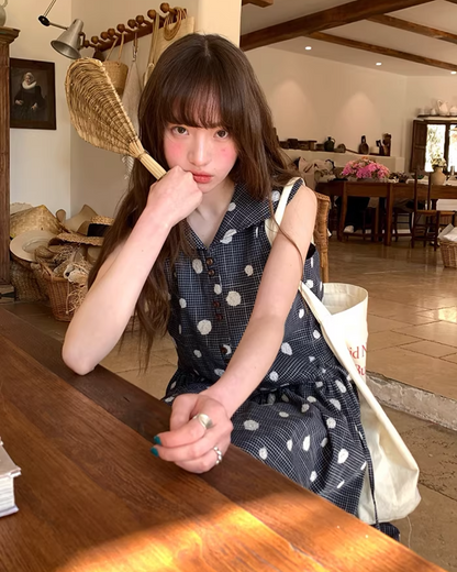 Polka Dot Pattern Dress BU0162