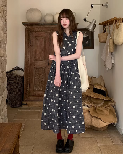 Polka Dot Pattern Dress BU0162