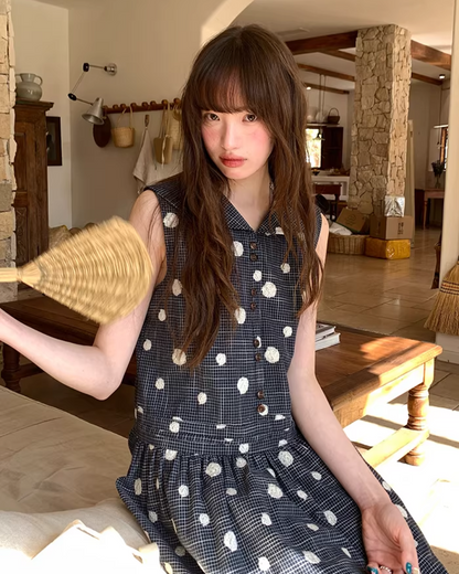 Polka Dot Pattern Dress BU0162