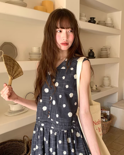 Polka Dot Pattern Dress BU0162