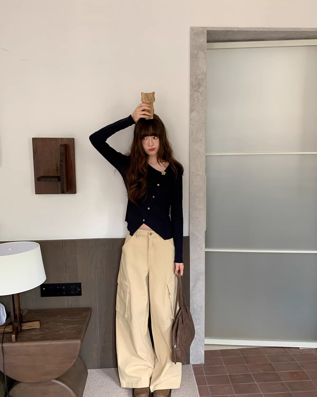 Accent Button Knit BU0165