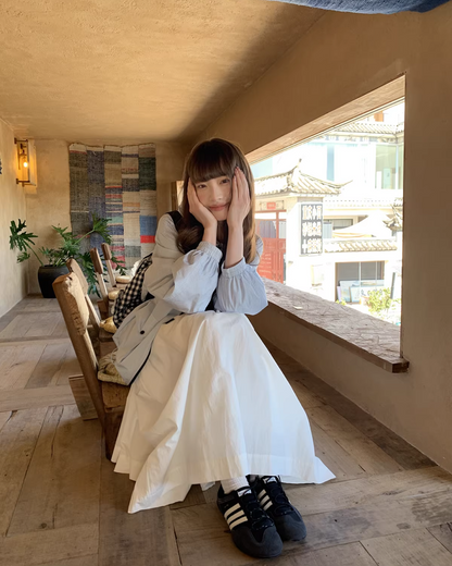 Lightblue Check Zip Outer BU0171