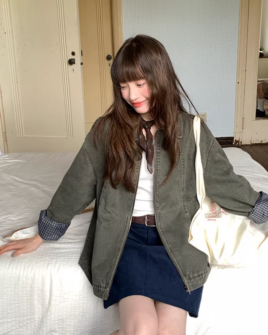 Switch Check Vintage Zip Jacket BU0174