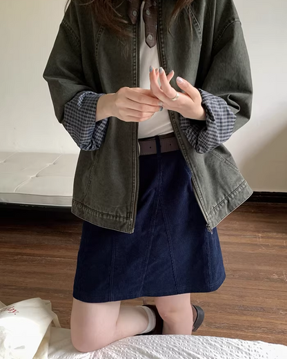 Switch Check Vintage Zip Jacket BU0174