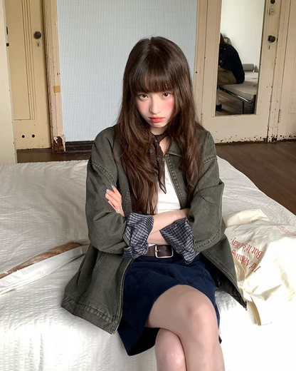 Switch Check Vintage Zip Jacket BU0174