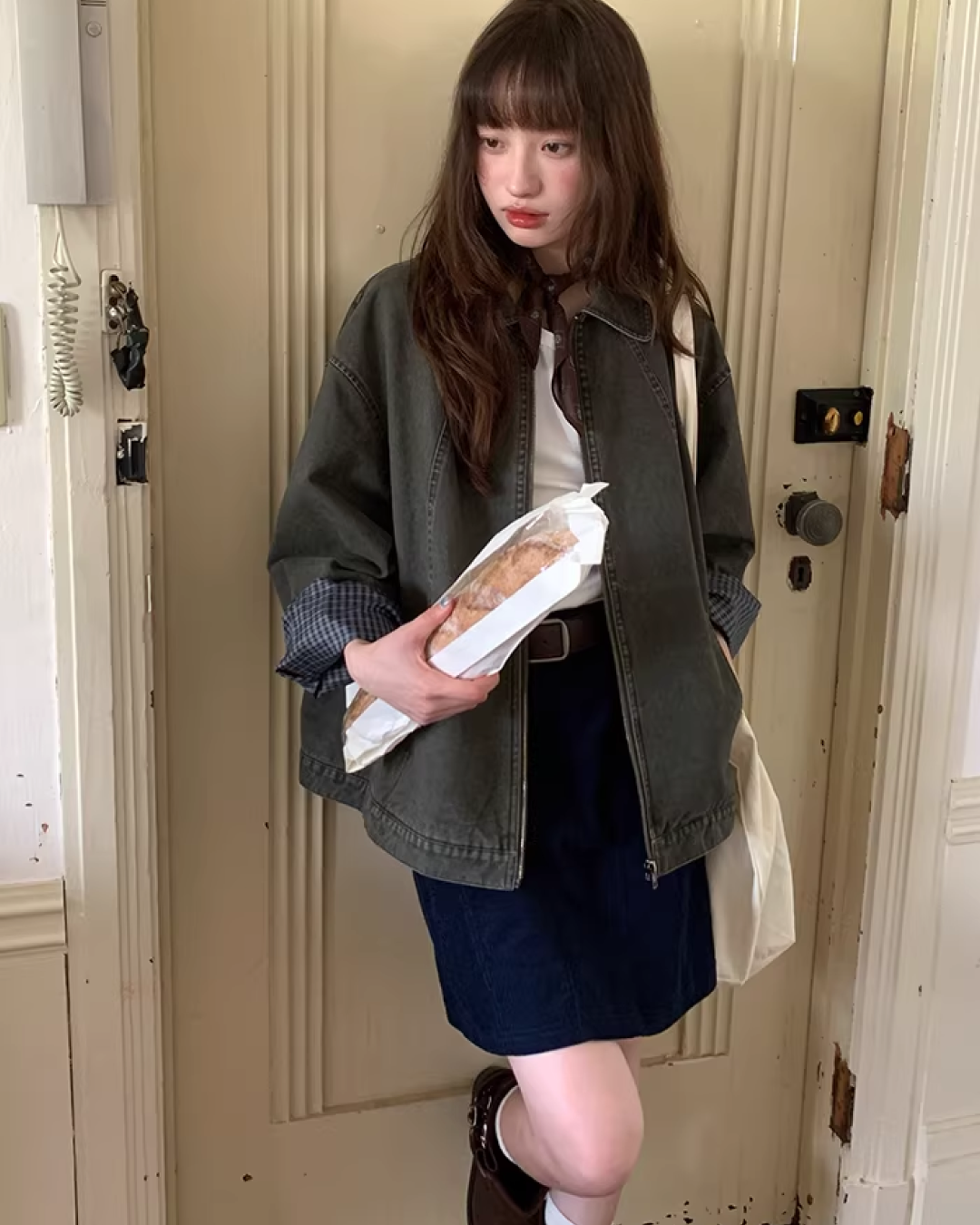 Switch Check Vintage Zip Jacket BU0174