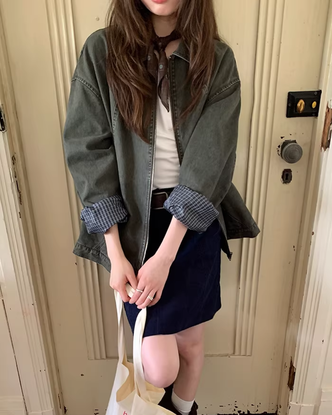 Switch Check Vintage Zip Jacket BU0174