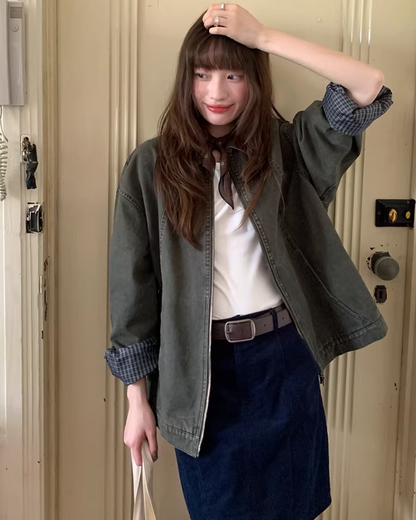 Switch Check Vintage Zip Jacket BU0174
