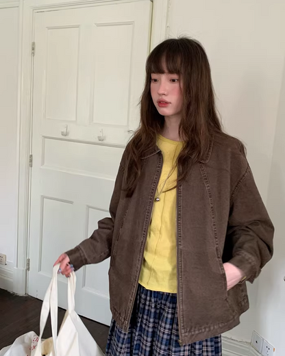 Switch Check Vintage Zip Jacket BU0174