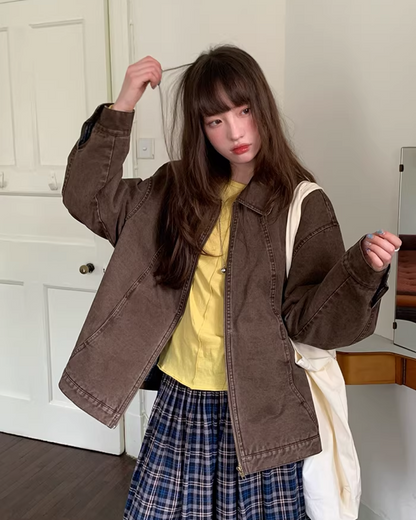 Switch Check Vintage Zip Jacket BU0174