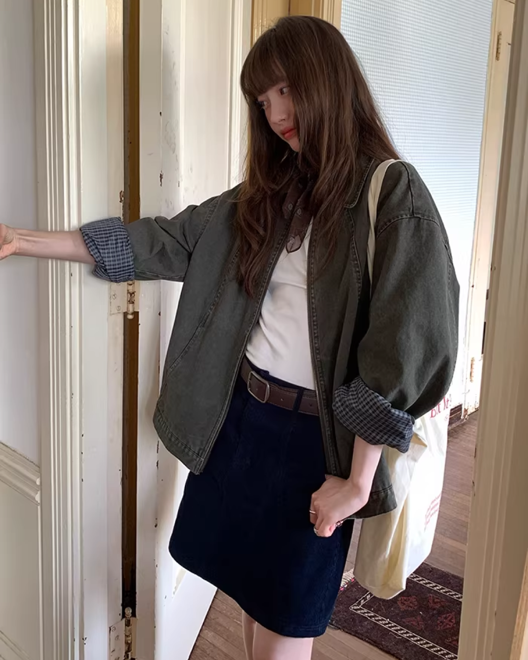 Switch Check Vintage Zip Jacket BU0174