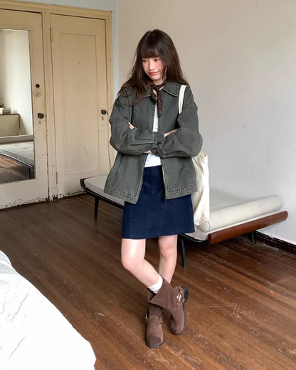 Switch Check Vintage Zip Jacket BU0174
