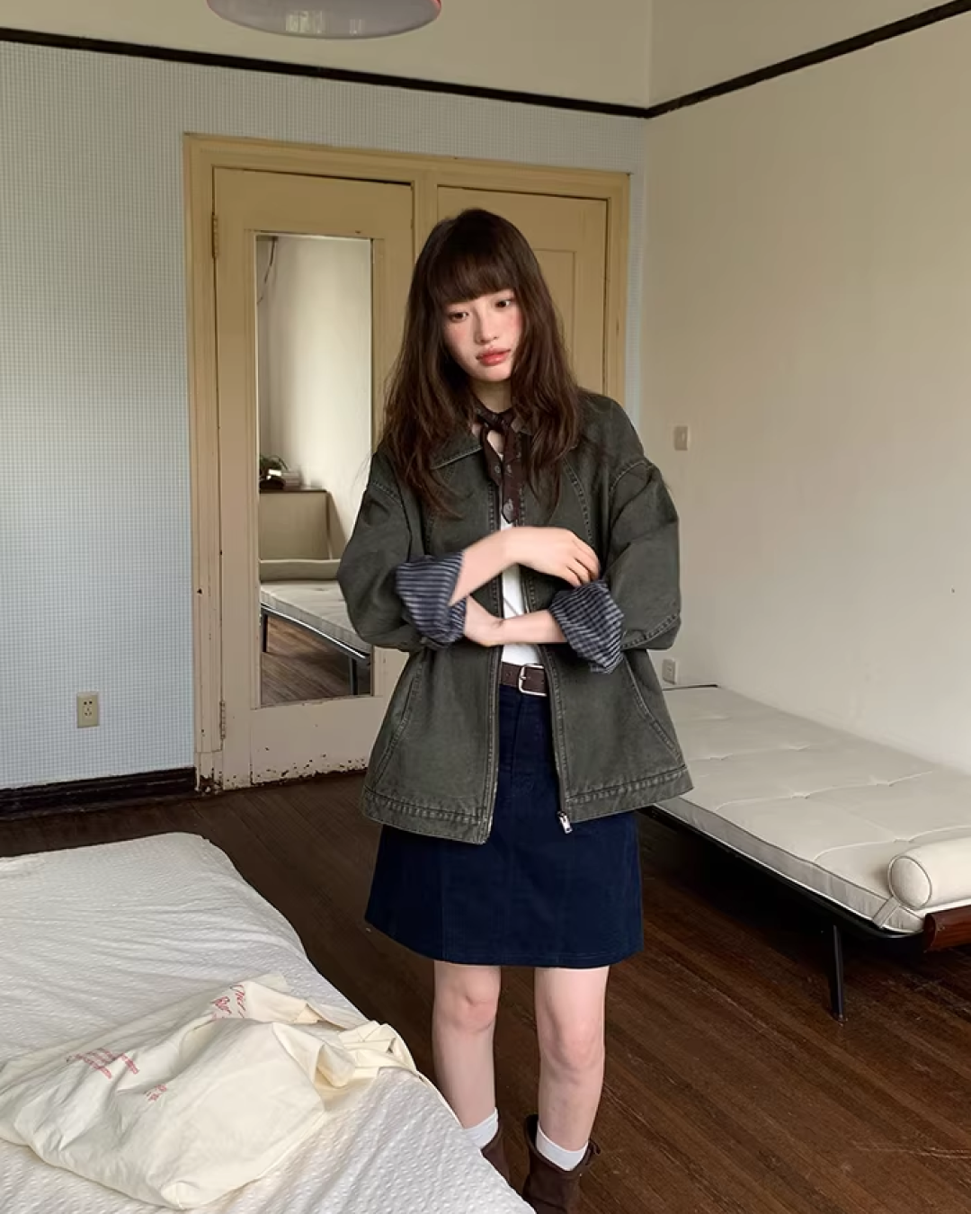 Switch Check Vintage Zip Jacket BU0174