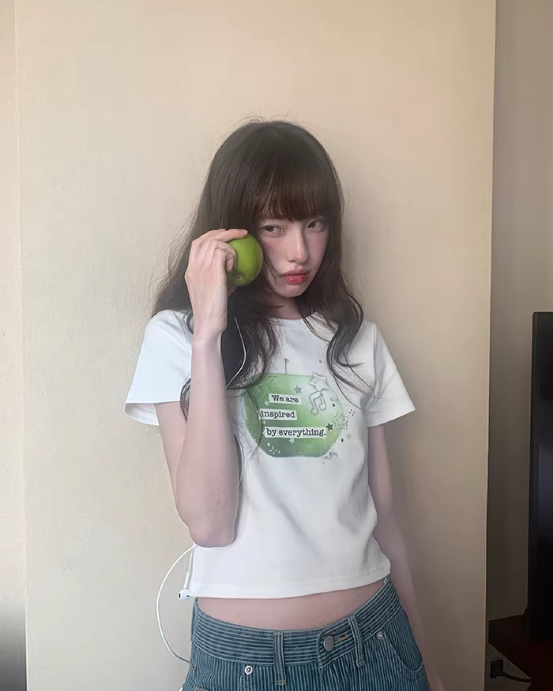 Green Apple Printed T-shirt BU0175