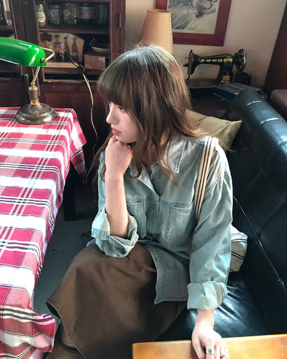 Light Blue Denim Shirt BU0176