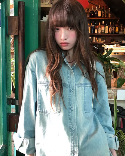 Light Blue Denim Shirt BU0176