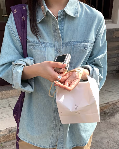 Light Blue Denim Shirt BU0176