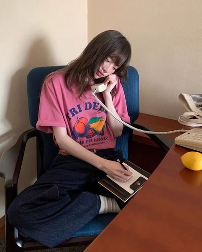 Fruits Printed T-Shirt BU0181