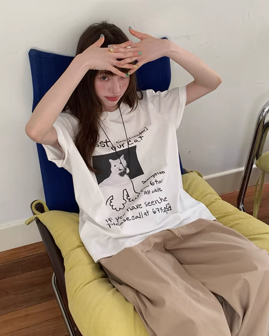 Cat Printed T-Shirt BU0182