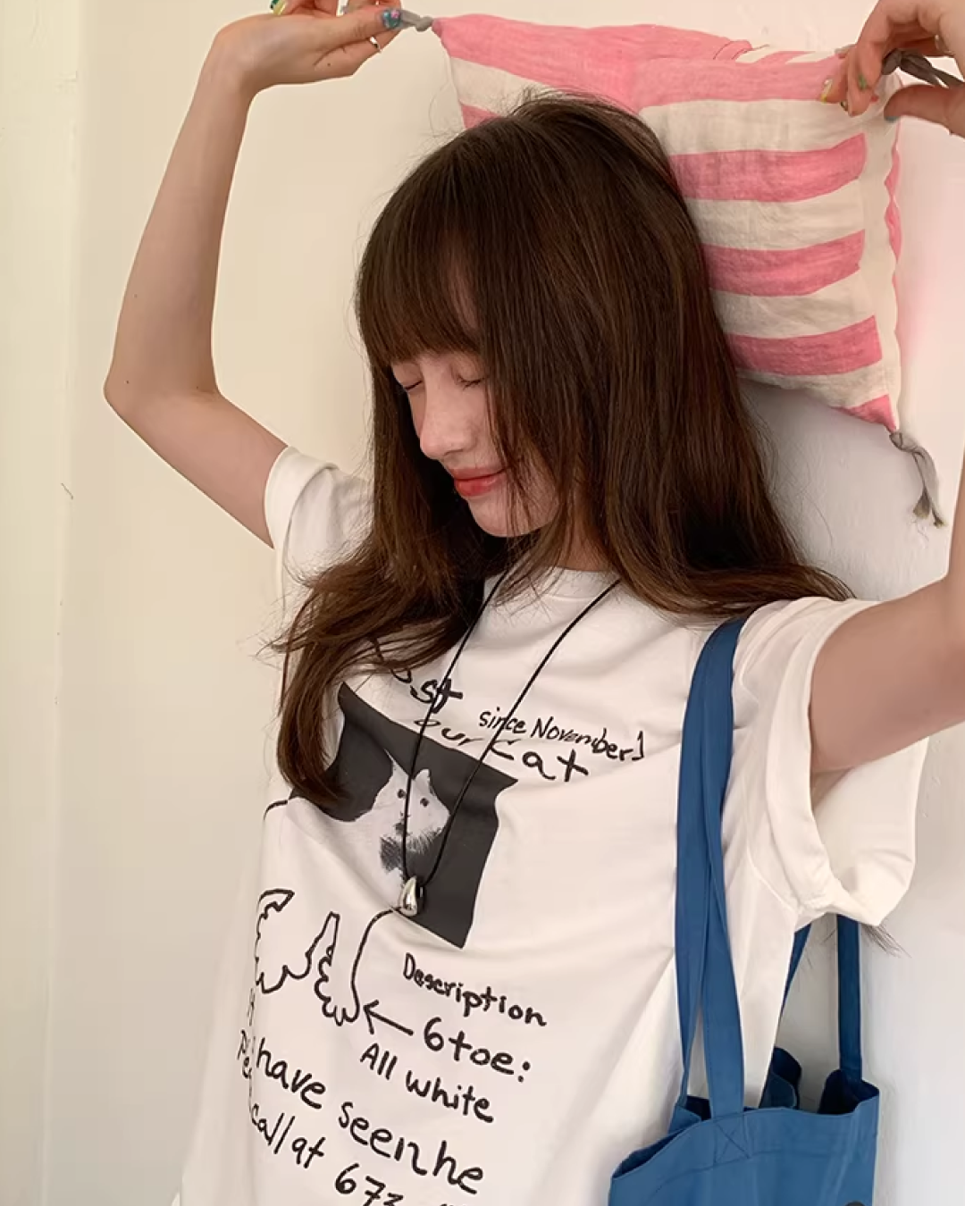 Cat Printed T-Shirt BU0182