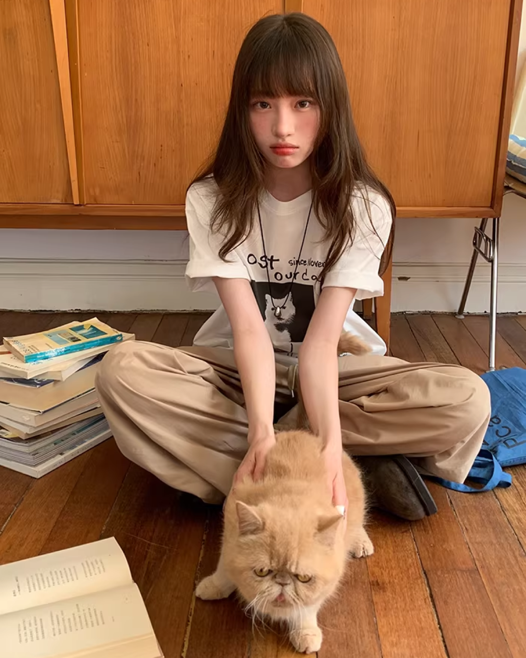 Cat Printed T-Shirt BU0182