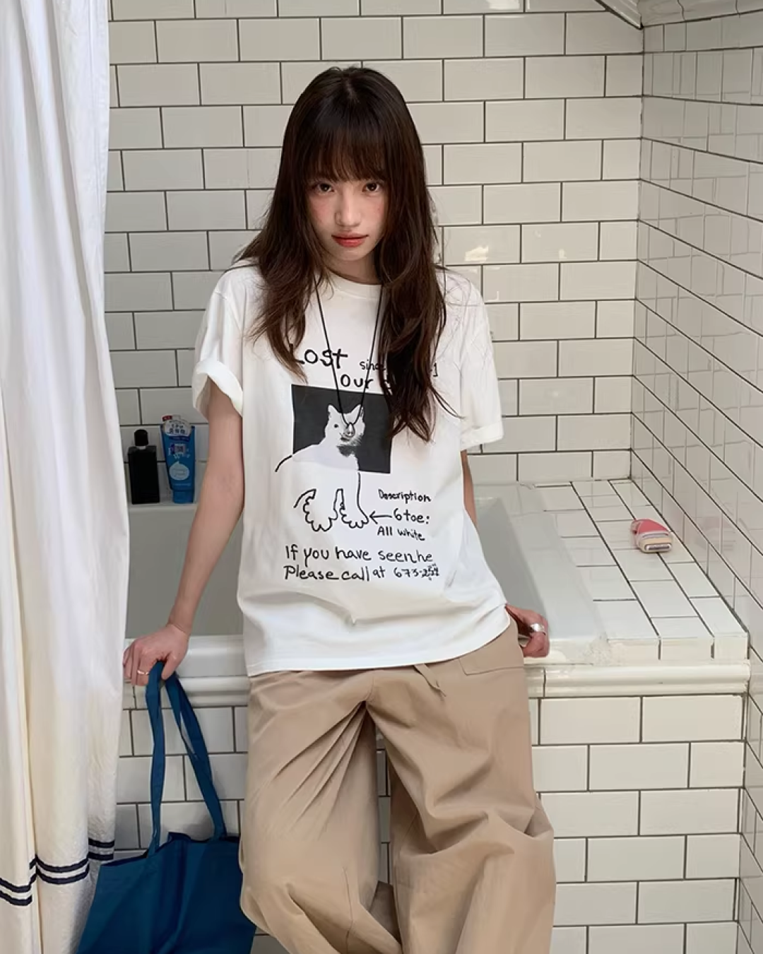 Cat Printed T-Shirt BU0182