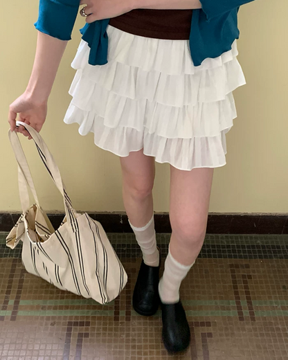 Frill Short Skirt BU0186