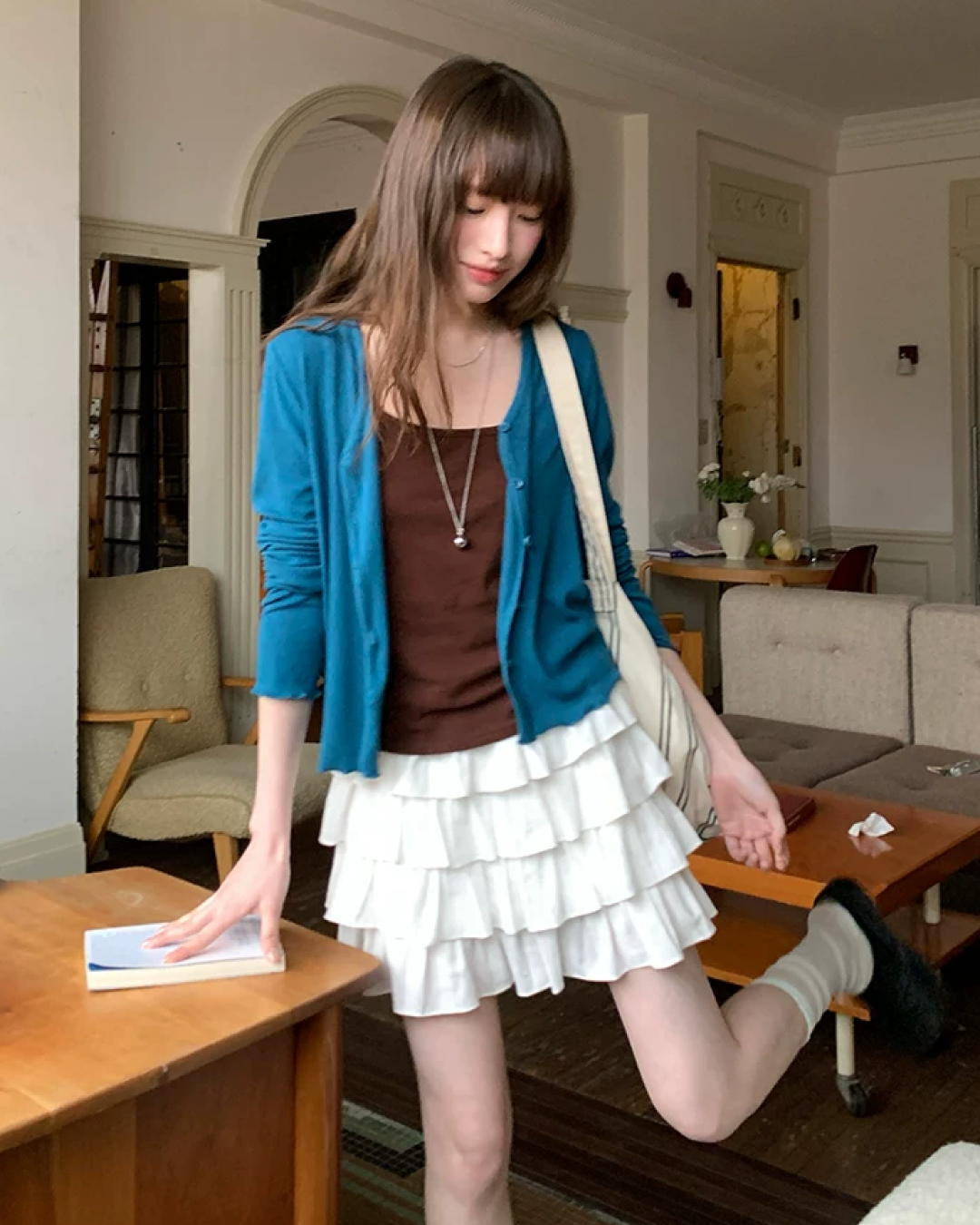Frill Short Skirt BU0186